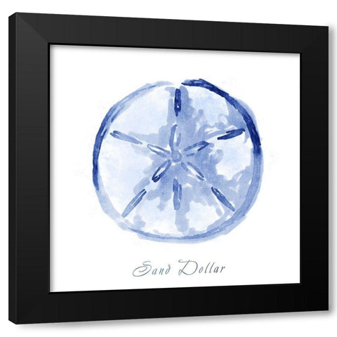 Misty Sand Dollar Black Modern Wood Framed Art Print by Prime, Marcus