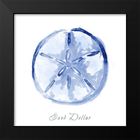Misty Sand Dollar Black Modern Wood Framed Art Print by Prime, Marcus