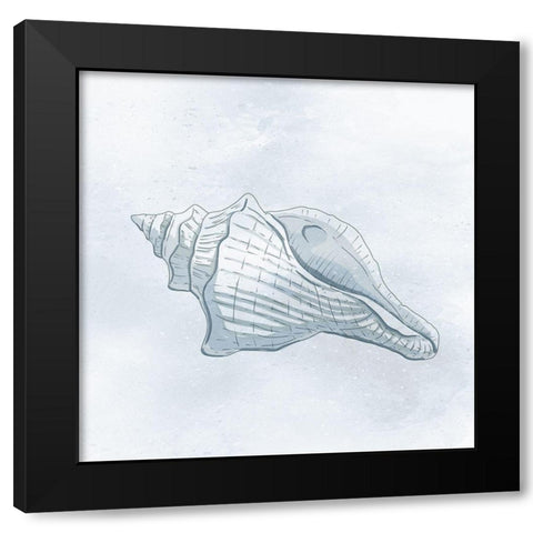 Shell Storm 2 Black Modern Wood Framed Art Print by Prime, Marcus