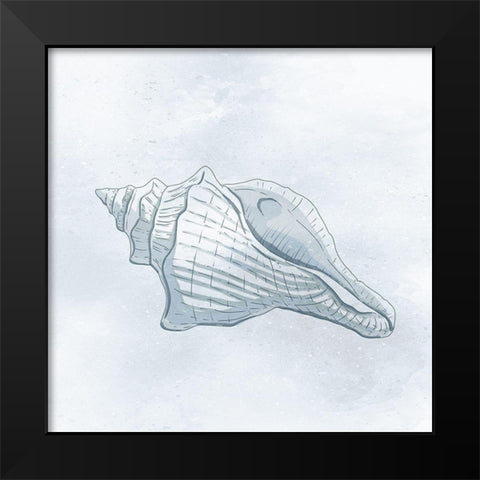 Shell Storm 2 Black Modern Wood Framed Art Print by Prime, Marcus