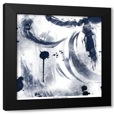 Celestial War Time 1 Black Modern Wood Framed Art Print with Double Matting by Prime, Marcus