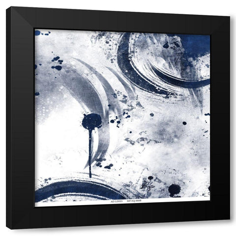 Celestial War Time 2 Black Modern Wood Framed Art Print by Prime, Marcus