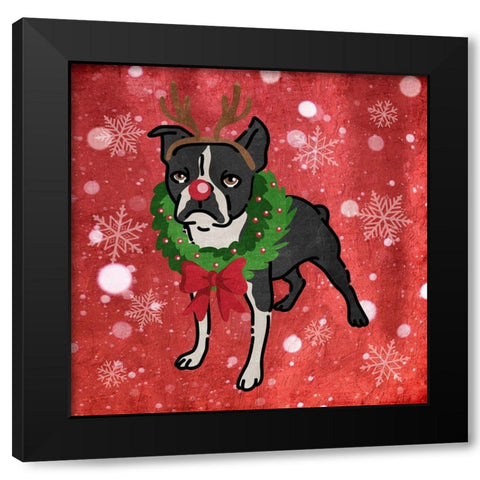 Merry Terry Black Modern Wood Framed Art Print with Double Matting by Prime, Marcus