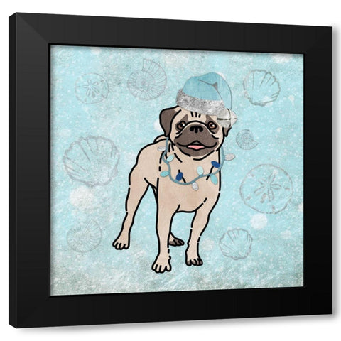 Merry Seasmas 2 Black Modern Wood Framed Art Print with Double Matting by Prime, Marcus