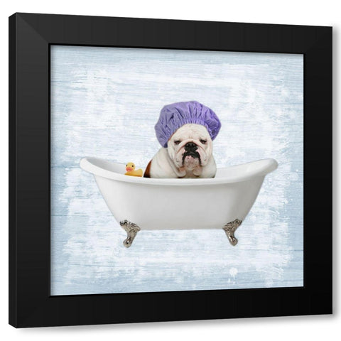 Bath Giggles 1 Black Modern Wood Framed Art Print by Prime, Marcus