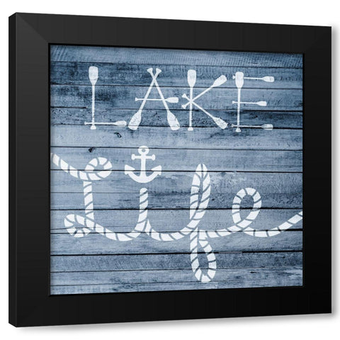 Lake Life 3 Black Modern Wood Framed Art Print with Double Matting by Prime, Marcus