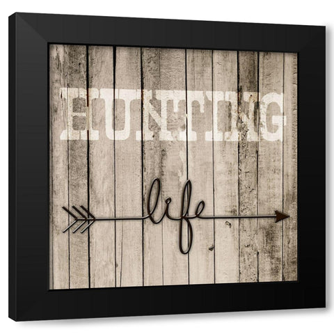 Hunting Life 3 Black Modern Wood Framed Art Print by Prime, Marcus