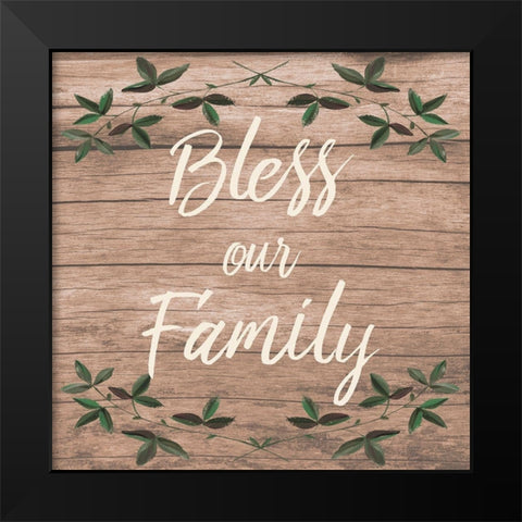 Blessed Family 1 Black Modern Wood Framed Art Print by Prime, Marcus
