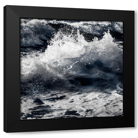 Gestured Motion 1 Black Modern Wood Framed Art Print with Double Matting by Prime, Marcus