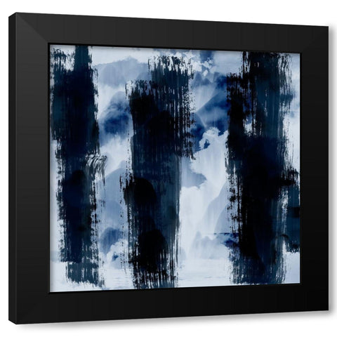 Mountain Streaks Black Modern Wood Framed Art Print by Prime, Marcus