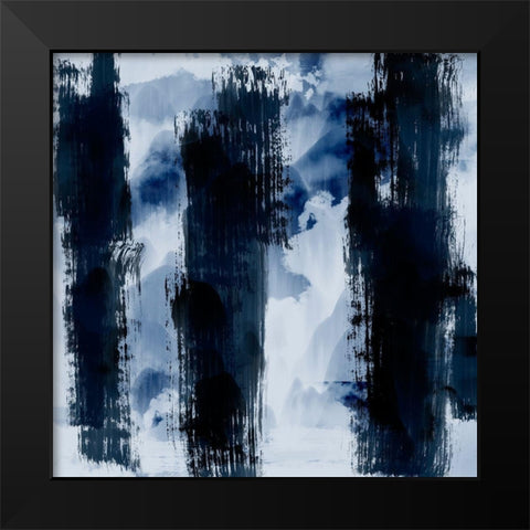Mountain Streaks Black Modern Wood Framed Art Print by Prime, Marcus