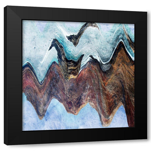 Soul Ripple Black Modern Wood Framed Art Print by Prime, Marcus