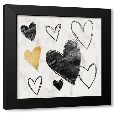 Love Multiplied 1 Black Modern Wood Framed Art Print by Prime, Marcus