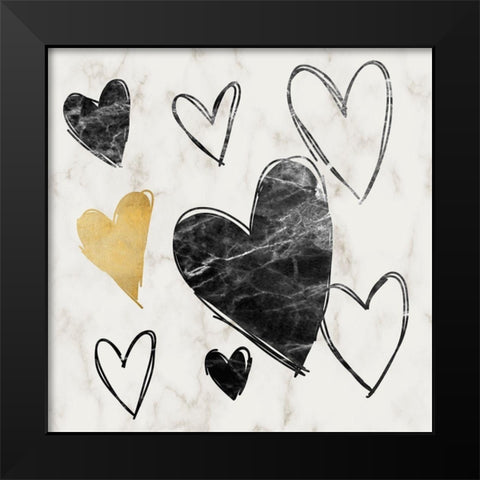 Love Multiplied 1 Black Modern Wood Framed Art Print by Prime, Marcus