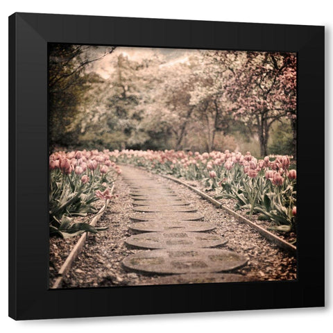 Path To Greatness Black Modern Wood Framed Art Print by Prime, Marcus