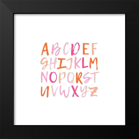 ABCD 3 Black Modern Wood Framed Art Print by Prime, Marcus