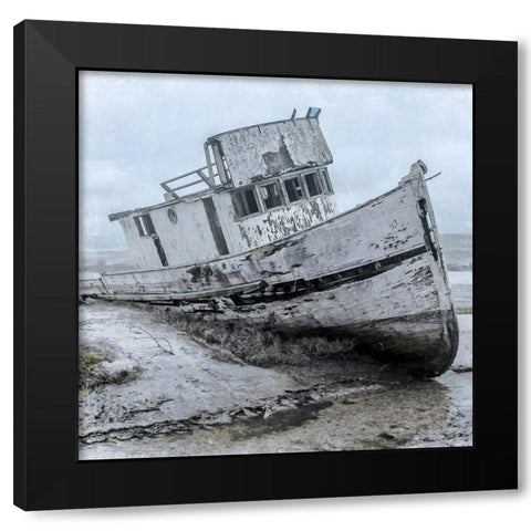 Shipwrecked Minnow 1 Black Modern Wood Framed Art Print by Prime, Marcus