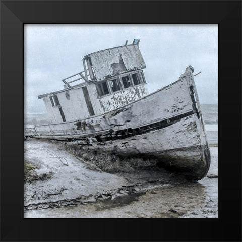 Shipwrecked Minnow 1 Black Modern Wood Framed Art Print by Prime, Marcus
