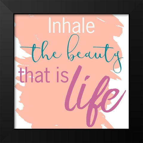 Retro Life 1 Black Modern Wood Framed Art Print by Prime, Marcus