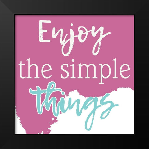 Simply Retro 1 Black Modern Wood Framed Art Print by Prime, Marcus