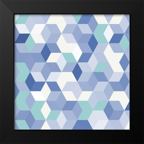 Retro Splash 1 Black Modern Wood Framed Art Print by Prime, Marcus