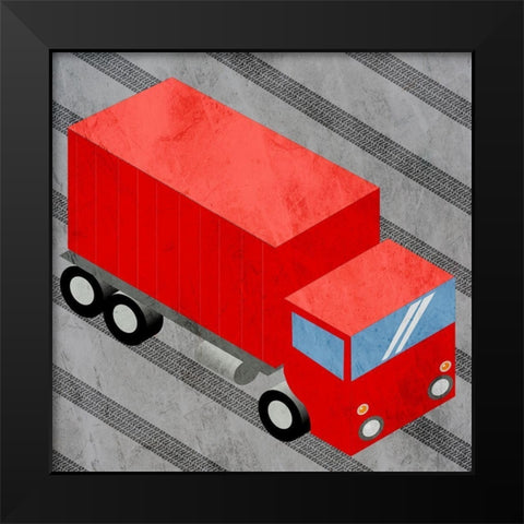 Moving Traffic 3 Black Modern Wood Framed Art Print by Prime, Marcus