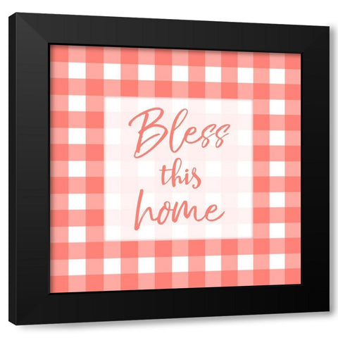 Gingham Quotes 2 Black Modern Wood Framed Art Print by Prime, Marcus