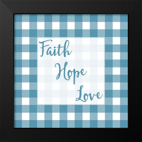 Gingham Quotes 3 Black Modern Wood Framed Art Print by Prime, Marcus
