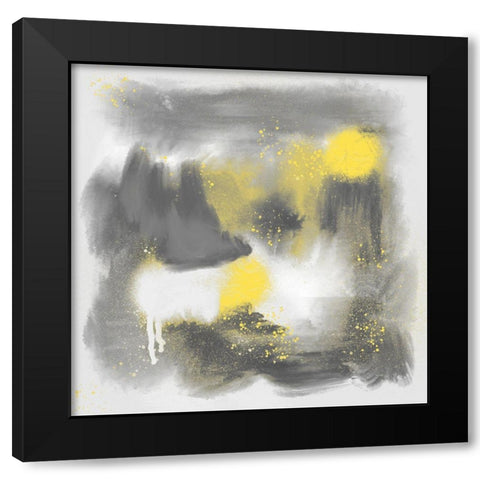Spotty Illumination 1 Black Modern Wood Framed Art Print with Double Matting by Prime, Marcus