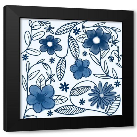 Thriving Beauty 1 Black Modern Wood Framed Art Print by Prime, Marcus