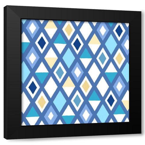 Geometric Passion 1 Black Modern Wood Framed Art Print with Double Matting by Prime, Marcus