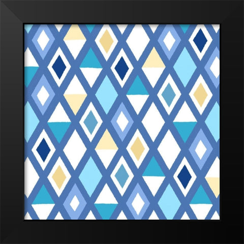Geometric Passion 1 Black Modern Wood Framed Art Print by Prime, Marcus