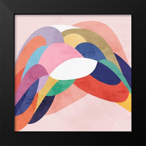 Geometric Oblivion 1 Black Modern Wood Framed Art Print by Prime, Marcus