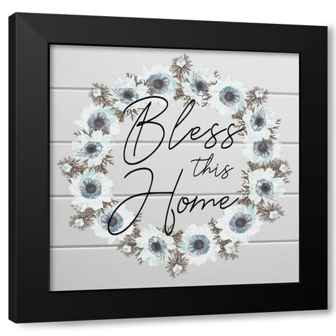 Blessed Home 1 Black Modern Wood Framed Art Print by Prime, Marcus