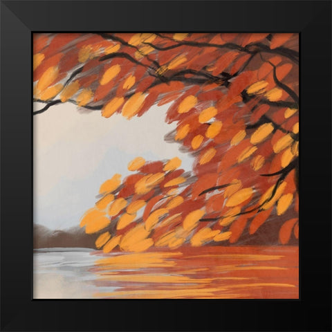 Autumn Chill Black Modern Wood Framed Art Print by Prime, Marcus
