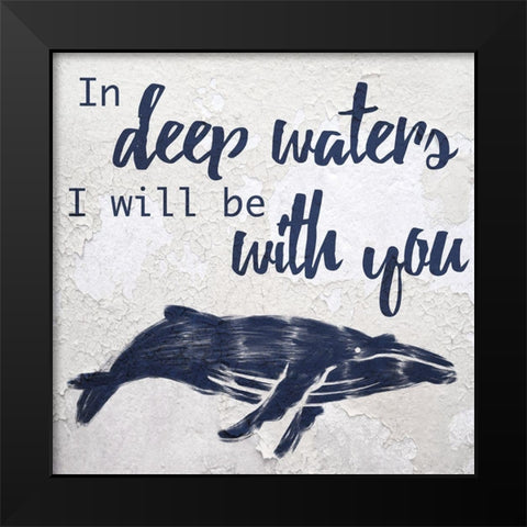 Deep Waters 1 Black Modern Wood Framed Art Print by Prime, Marcus