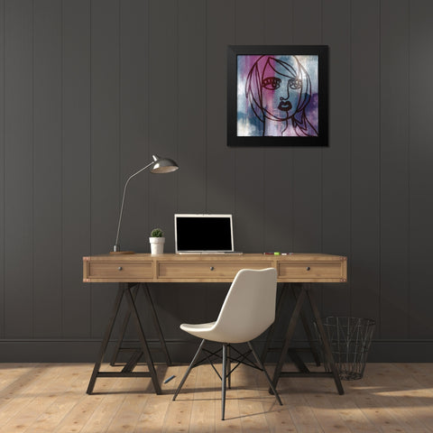 Mademoiselle 1 Black Modern Wood Framed Art Print by Prime, Marcus