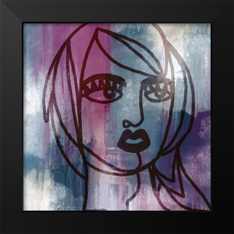Mademoiselle 1 Black Modern Wood Framed Art Print by Prime, Marcus