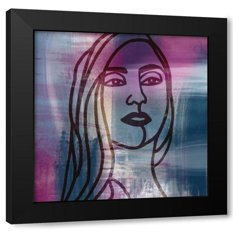 Mademoiselle 2 Black Modern Wood Framed Art Print by Prime, Marcus