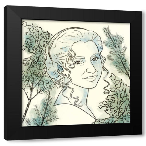 Natural Beauty 1 Black Modern Wood Framed Art Print by Prime, Marcus