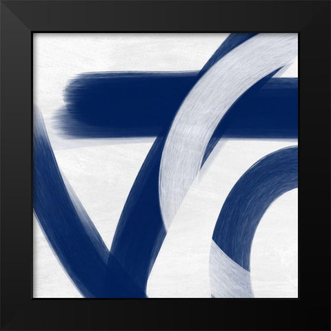 Indigo Statements 1 Black Modern Wood Framed Art Print by Prime, Marcus
