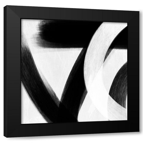 Abstract Statements 6 Black Modern Wood Framed Art Print by Prime, Marcus