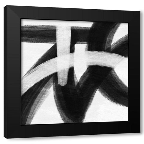 Abstract Statements 8 Black Modern Wood Framed Art Print by Prime, Marcus