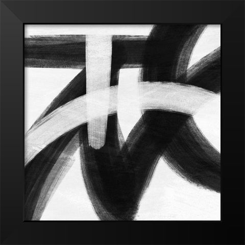 Abstract Statements 8 Black Modern Wood Framed Art Print by Prime, Marcus