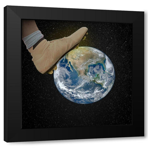 Earthly Games 1 Black Modern Wood Framed Art Print by Prime, Marcus