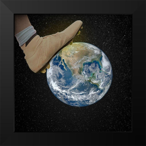 Earthly Games 1 Black Modern Wood Framed Art Print by Prime, Marcus