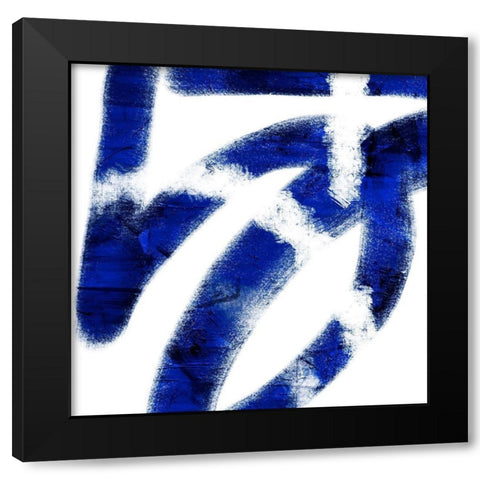 Indigo Prophecy 1 Black Modern Wood Framed Art Print by Prime, Marcus