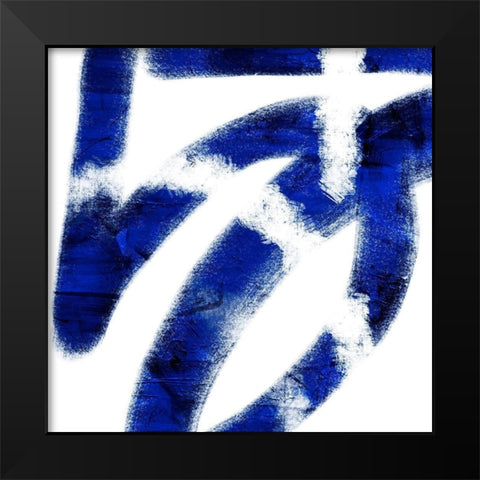 Indigo Prophecy 1 Black Modern Wood Framed Art Print by Prime, Marcus
