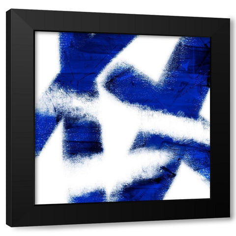Indigo Prophecy 3 Black Modern Wood Framed Art Print by Prime, Marcus