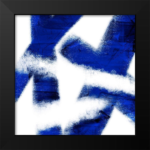 Indigo Prophecy 3 Black Modern Wood Framed Art Print by Prime, Marcus